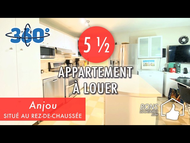 Apartment for rent - Virtual tour - Apartment Tour - Anjou 5 1/2