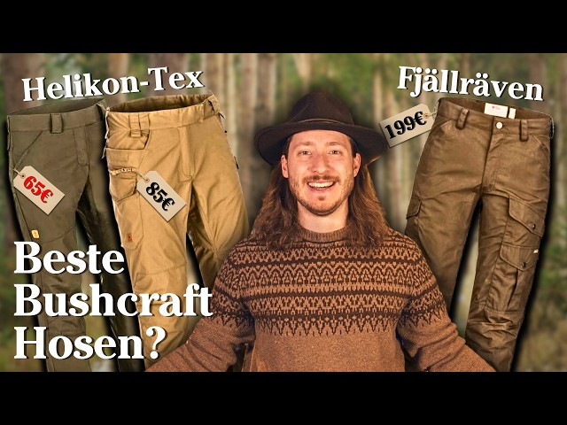 Helikon-Tex Pligrim Pants vs Woodsman Pants vs Fjällräven Vidda Pro | Top Outdoorhosen im Vergleich