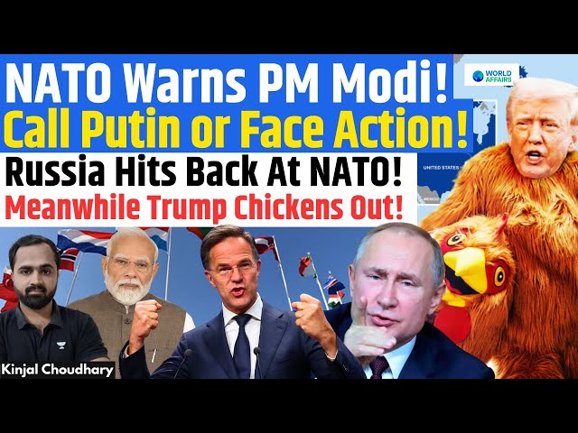 NATO Warns India! Trump Chickens Out On Zelensky Striking Moscow! Lavrov & Putin! SCO! Oil! Kinjal