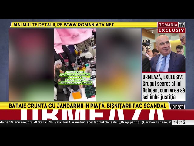 Bătaie cruntă cu jandarmii în piață, bișnițarii fac scandal