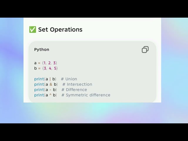 IT25201 UNIT 1 :Dictionary, list, set method and operation with example in python
