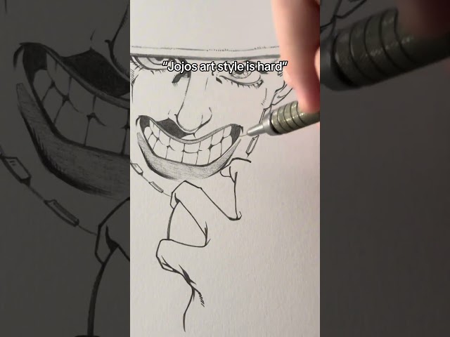 "Jojos art style is hard" || Jmarron