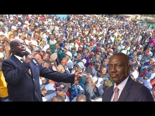 LIVE : Gachagua and Troops Roars At DCP HQ Destroying Ruto!
