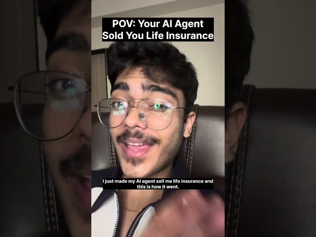 🤯 I literally made my AI Agent sell me life insurance — and it was scary good.