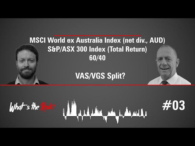 MSCI World Index ASX 300 "VAS/VGS Split" | What's the Risk? 03