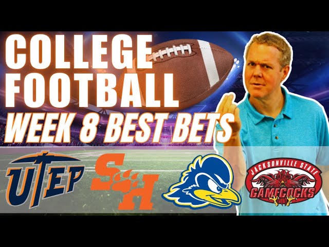 Best Wednesday College Football Picks Week 8 | Delaware vs Jacksonville State | UTEP vs Sam Houston