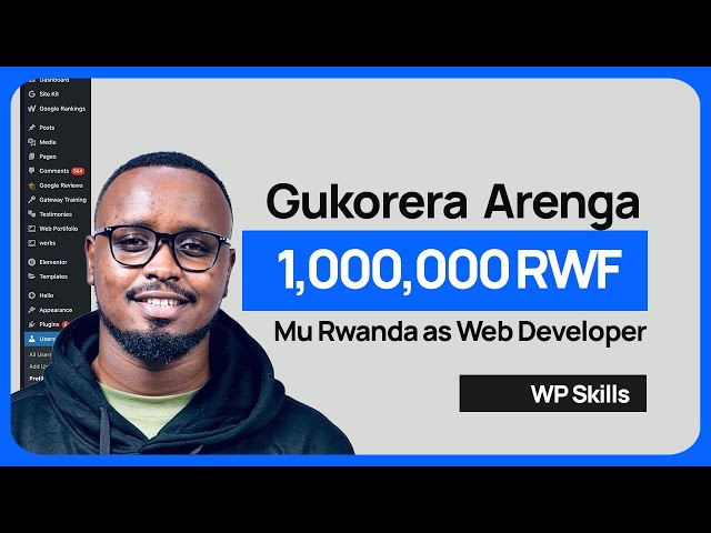Gukorera arenga 1,000,000 RWF Ku kwezi Mu Rwanda 🇷🇼 as Web Developer