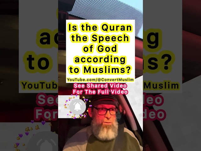 Blogging Theology, the majority of Muslims do not believe the Quran is the speech of God