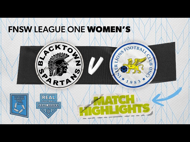 FNSW League One Women's Round 1 Highlights - Blacktown Spartans v Inter Lions