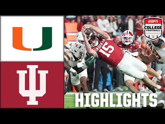 CFP National Championship: Miami Hurricanes vs. Indiana Hoosiers | Full Game Highlights | ESPN CFB