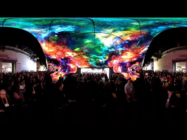 LG's OLED Falls at CES 2019 - 360 Video