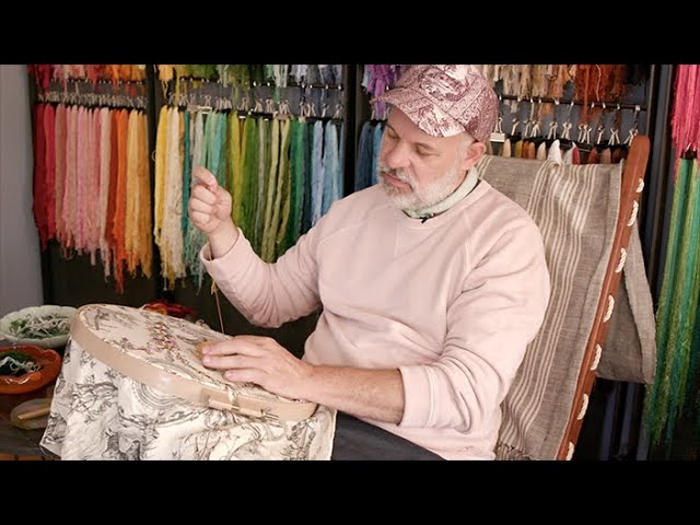 1stDibs On Location With Fine Art Embroiderer Richard Saja