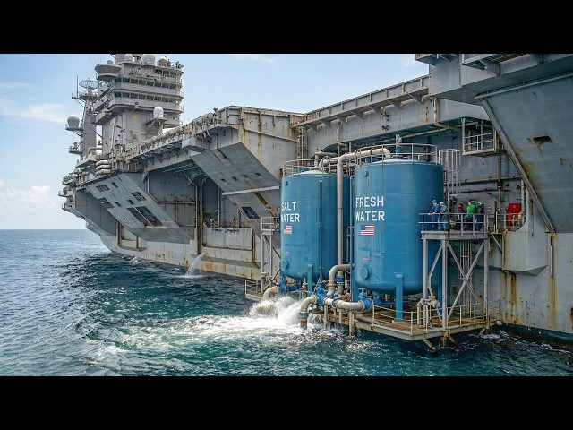 How a US Carrier Turns MILLIONS of Gallons of Saltwater into Drinking Water