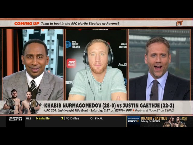 FIRST TAKE | Max Kellerman "strong reacts" Khabib Nurmagomedov vs Justin Gaethje - UFC 254