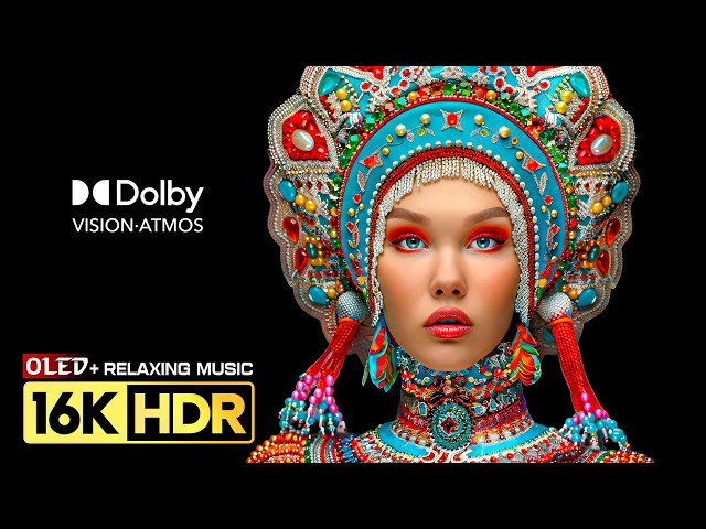 Incredibly 16K Nature OLED Demo | Dolby Vision | 8K HDR 120fps | Stress Relief Music