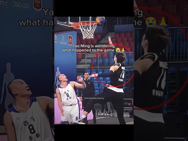 The game has changed too much for Yao 😭🙏 #shorts #basketball #funny