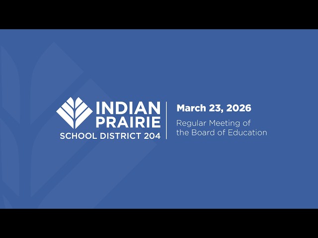 Board of Education Meeting 03/23/2026