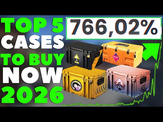 Top 5 CS2 Cases To Buy Right Now For CS2 Investing