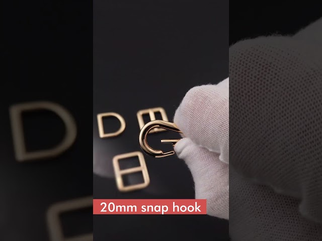 Wholesale custom 20mm snap hook d ring adjustable buckle pin buckle bag hardware set