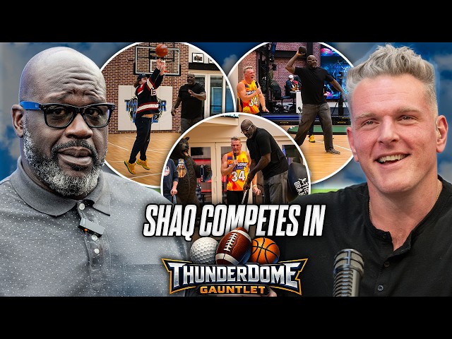 Shaq Competes In Pat McAfee's ThunderDome Gauntlet?!