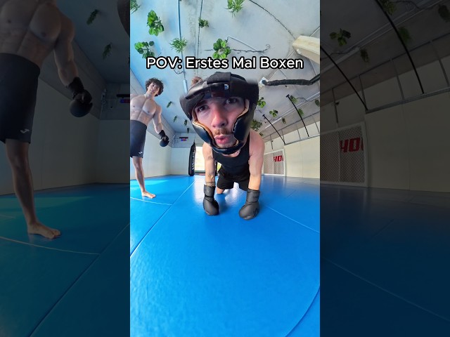 POV: Das erste Mal Boxen…😂🥊