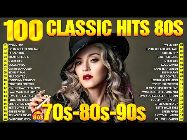 Best of 80s Music Legends - Michael Jackson, Tears For Fears, Madonna, Cyndi Lauper, Modern Talking