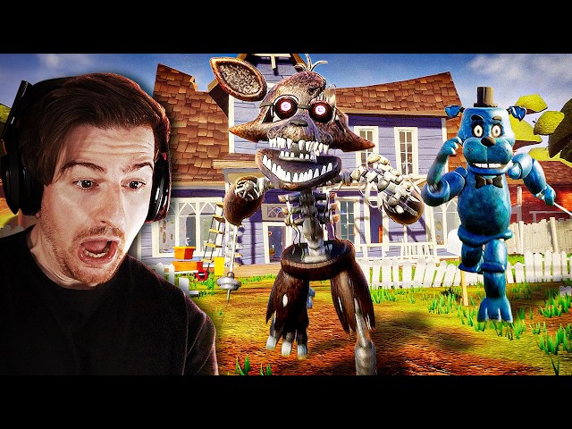 The IGNITED FOXY & BEAR5 Hello Neighbor mods are literally TOO FAST..