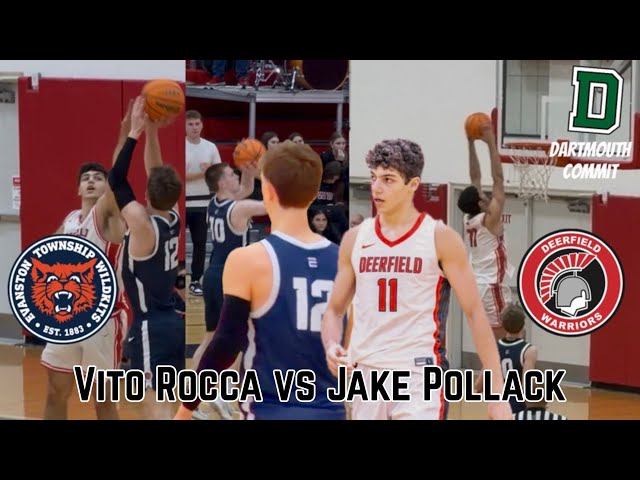 ELITE Evanston Duo takes on Dartmouth Commit Jake Pollack! Evanston vs Deerfield (Full Highlights)