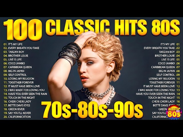 Best of 80s Music Legends - Michael Jackson, Tears For Fears, Madonna, Cyndi Lauper, Modern Talking