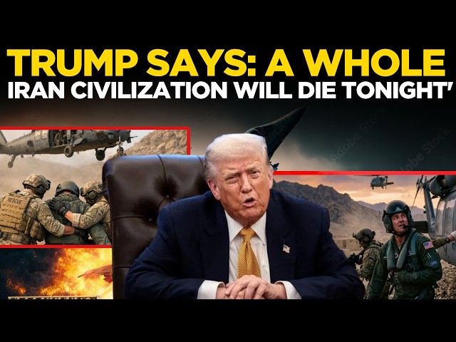 Live | Trump Deadly Warning To Iran: A WHOLE CIVILIZATION WILL DIE TONIGHT | Kharg Island Attack