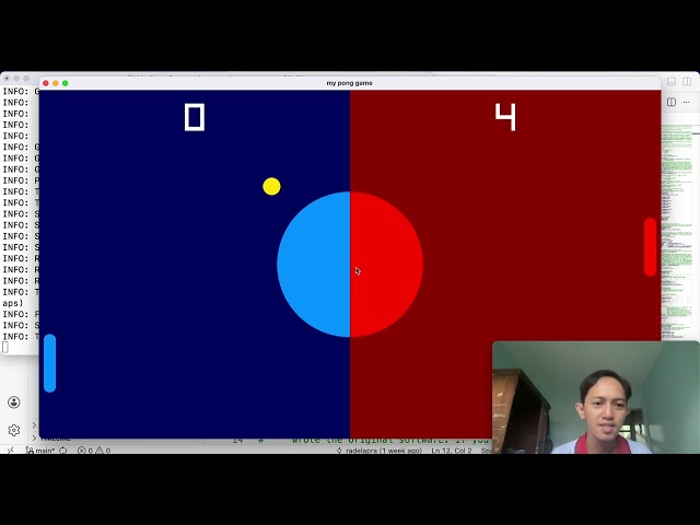 My Nephew Make A Pong Game with C++ (Improved)