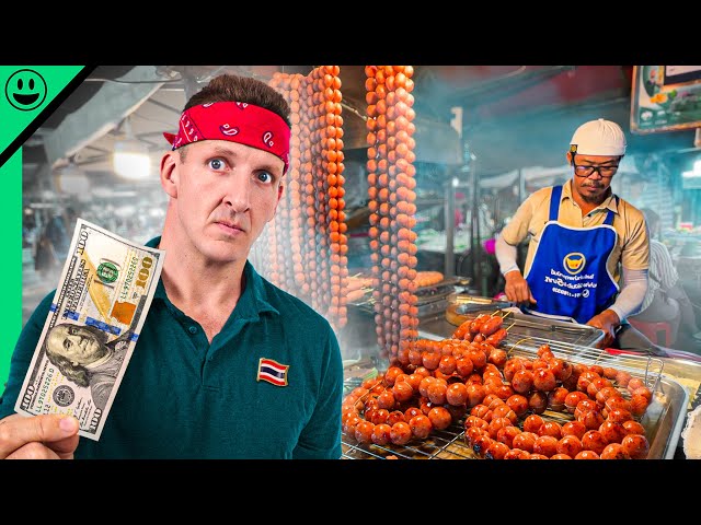 $100 Thailand Street Food Challenge!! Budget Bombshell!!