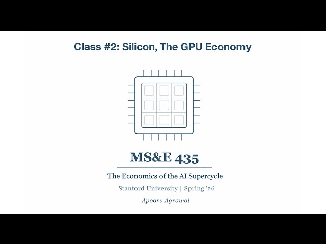 Class #2 | MS&E435: Economics of the AI Supercycle Stanford University Spring '26 Apoorv Agrawal
