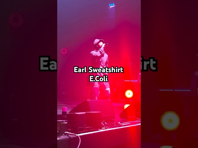 Earl Sweatshirt Performs “E.Coli” LIVE 🔥🎤 | Good Vibes Only Tour