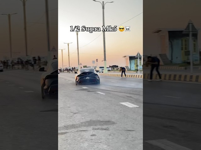 1/2 Supra Mk5 From Karachi 😎💨. #shortvideo #shortsyoutube #sportcars #shortvideo #supramk5 #video