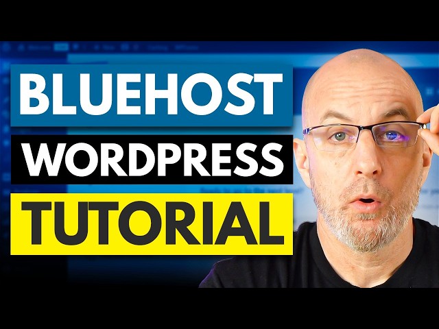 Bluehost WordPress Tutorial | 10 Minutes to a Live Site and Professional Inbox