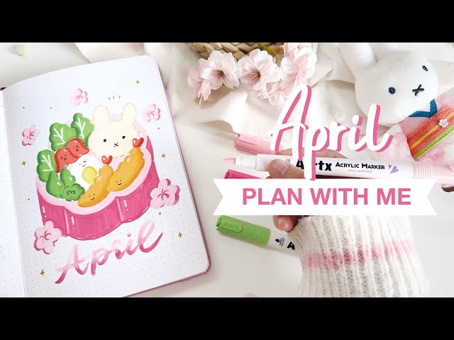🌸 plan with me // april 2026 bullet journal setup ft. @arrtxglobal 