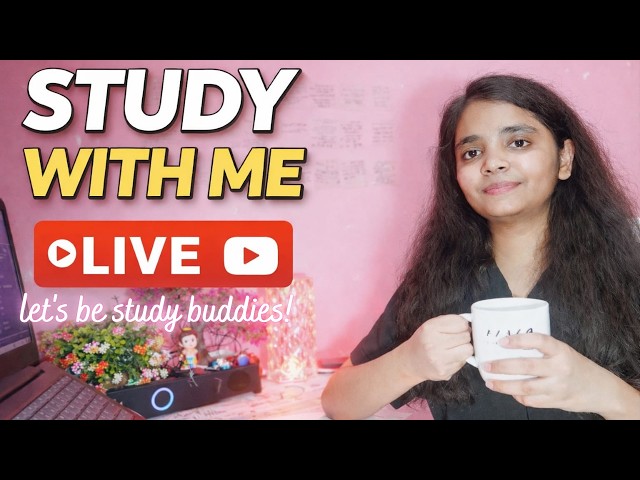 Study With Me LIVE 🔴 | Day 15/30 | Study Session | 90/10 Pomodoro Timer | #cuet #neet  |
