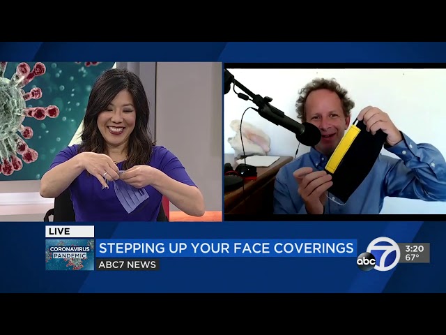 Stepping Up Your Face Coverings - ABC7 interview with Jeremy Howard