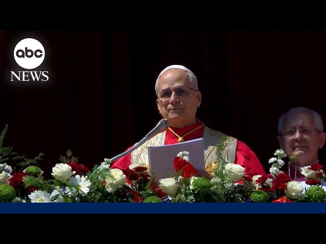 Pope's message to the world on his 1st Easter as pontiff