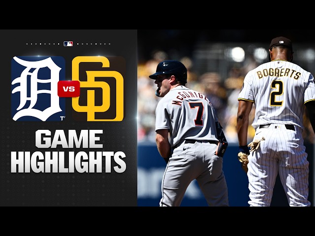 Tigers vs. Padres Game Highlights (3/26/26) | MLB Highlights
