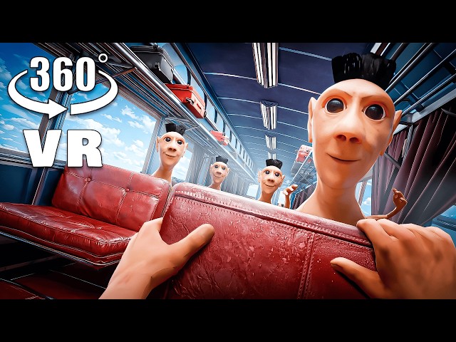360° VR - Hamood Habibi HUNTS YOU on the Train!