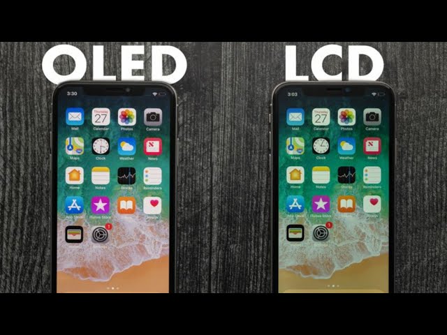 LCD vs OLED Display Quality test... #shorts