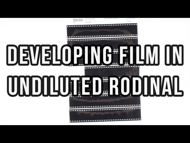 Developing with Undiluted Rodinal
