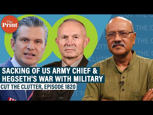 Trump's tattoo flaunting, controversial Defence Secy Pete Hegseth & why he's at war with US military