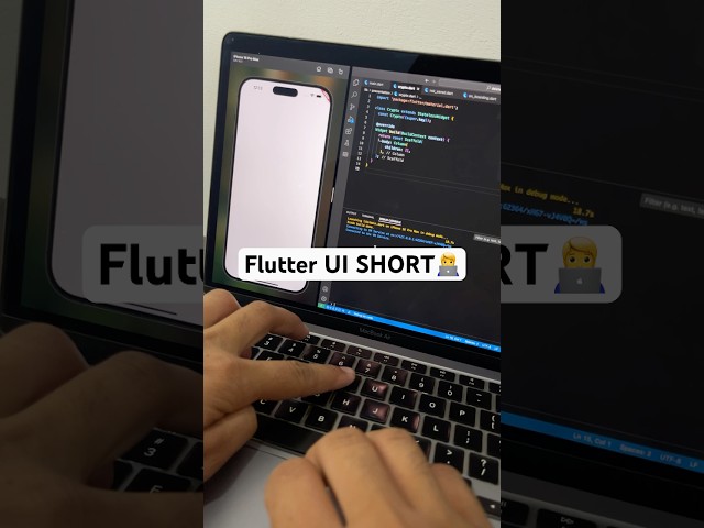 Flutter Tutorial for Beginners – Build This in 60s!