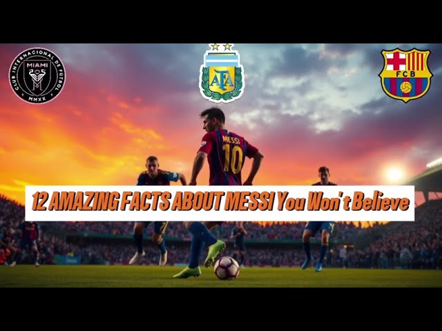 12 AMAZING FACTS ABOUT MESSI You Won't Believe