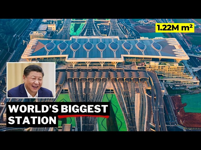 China's Newest Train Station is Bigger Than a City