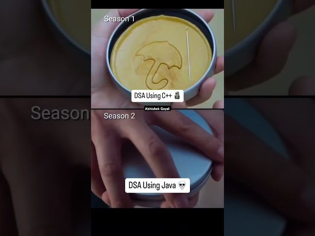 DSA using C++ 🆚 DSA using Java #dsa #dsaforbeginners #dsaguide #coding