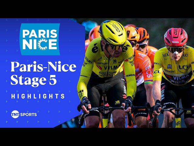 HE DESTROYED EVERYBODY 👏 | Men's Elite Stage 5 Paris-Nice 2026 Race Highlights | TNT Sports Cycling